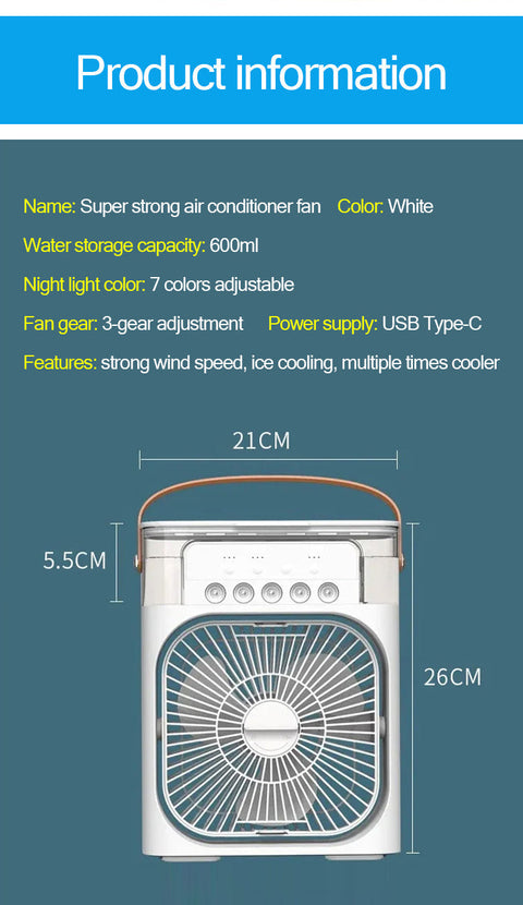 PORTABLE MINI AIR COOLING FAN