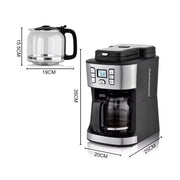 950W Automatic Drip Coffee Maker with Steam