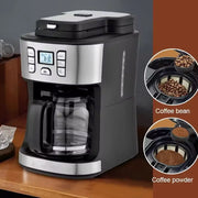 950W Automatic Drip Coffee Maker with Steam