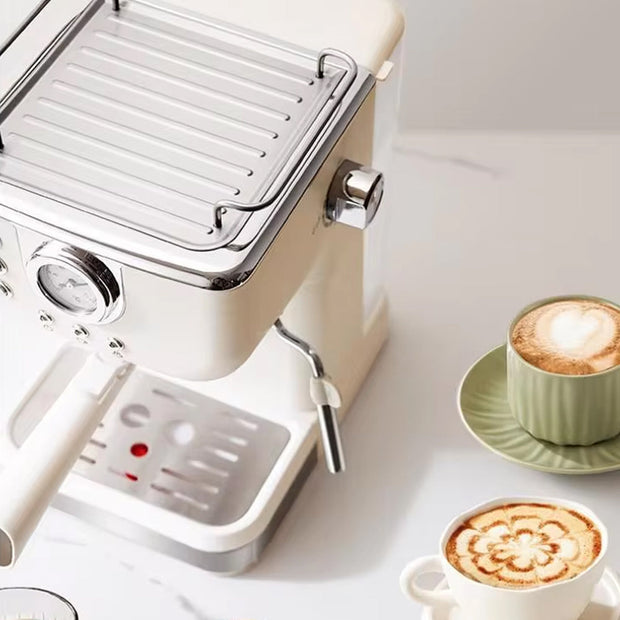 20-Bar Semi-Auto Espresso Machine with Milk Frother