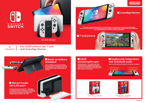 Nintendo Switch OLED – (White)
