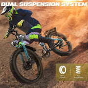 Mountain E Bike, Full Suspension Folding Ebike,