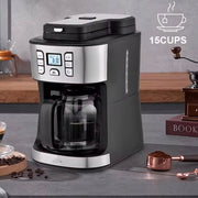 950W Automatic Drip Coffee Maker with Steam