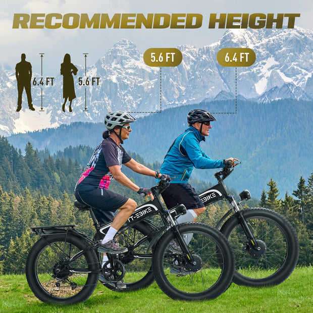 Mountain E Bike, Full Suspension Folding Ebike,