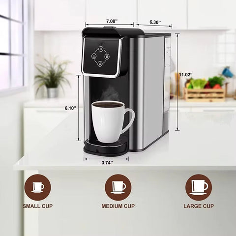 3-in-1 Single Serve Coffee Maker Instant Brewer