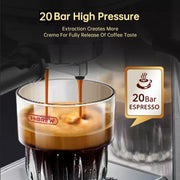 HiBREW Coffee Maker Cafetera 20 Bar Machine Hot Water H11