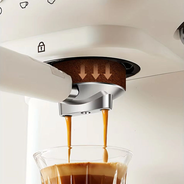20-Bar Semi-Auto Espresso Machine with Milk Frother