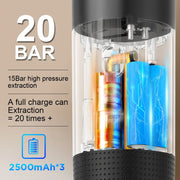 3-in-1 Portable Electric Espresso Maker (Wireless)