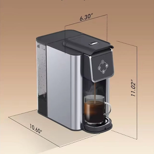3-in-1 Single Serve Coffee Maker Instant Brewer