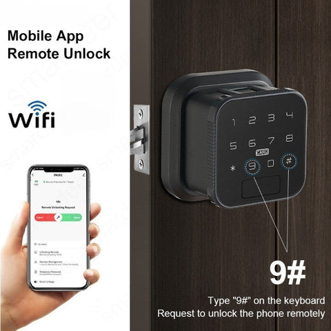 KEYLESS ENTRY SMART WIFI ELECTRONIC FINGERPRINT LOCK