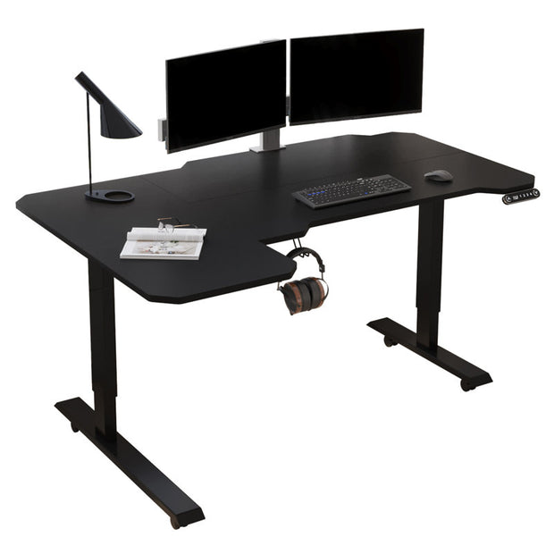 Daycia Height Adjustable L-Shape Standing Desk