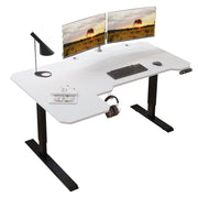 Daycia Height Adjustable L-Shape Standing Desk