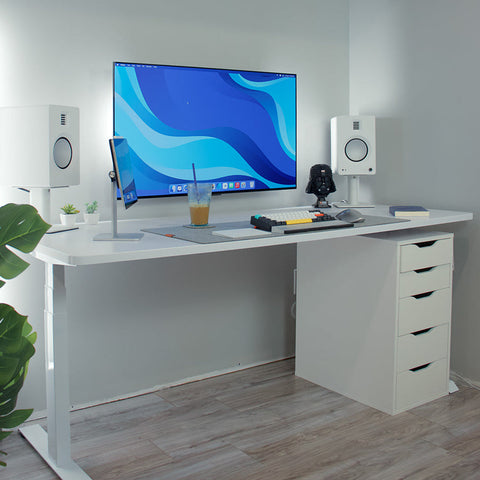 White Office Desk