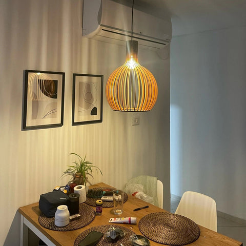 Wood Pendant Light