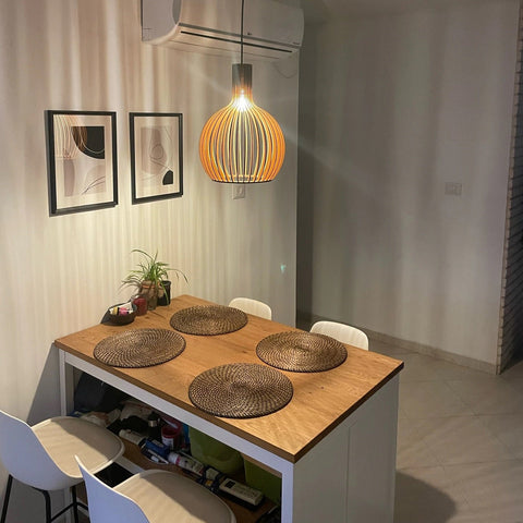 Wood Pendant Light